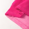 Women's Sachet Pink Contrast Patchwork V Neck Blouse with 3/4 Sleeves - Image 9