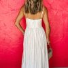 Women's Beige Stripe Spaghetti Strap Pocketed High Waist Maxi Dress - Perfect for Summer - Image 2