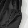 Women's Black Elastic High Waist Pocketed Casual Shorts for Summer - Image 8