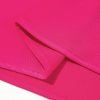 Women's Strawberry Pink Asymmetric Shoulder Ruffle Sleeve Elegant Blouse - Image 14