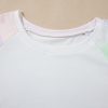 Women's White Rainbow Striped T-Shirt and Drawstring Shorts Set - Image 14