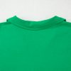 Bright Green Short Sleeve Plus Size Blouse with Turn-Down Collar for Women - Image 12