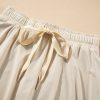 Women's Beige Drawstring High Waist Lined Tennis Skorts - Stylish and Comfortable for Active Wear - Image 14