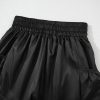 Women's Black Elastic High Waist Pocketed Casual Shorts for Summer - Image 9