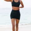 Women's Black Crossover Bikini Tank and Skort Swimwear Set - Trendy & Comfortable - Image 7