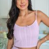 Women's Orchid Petal 3-Piece Lounge Set: Textured Cami, Shorts & Cozy Cardigan - Image 3