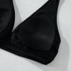 Women's Black Sheer Mesh Edged Halter V Neck Push Up Bikini - Flattering and Stylish Swimwear - Image 11