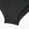 Women's Black Scalloped Trim Beach Shorts - Chic and Casual Swimwear - Image 8