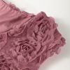 Women's Heather Floral Textured V Neck Sleeveless Bodysuit - Elegant and Chic - Image 9