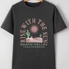 Women's Dark Grey 'RISE WITH THE SUN' Western Fashion Graphic Tee - Image 7