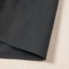 Women's Black Puff Sleeve Ruffle Hem Button Down Shirt Dress - Image 11