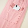 Stylish Women's Apricot Pink Half Sleeve T-Shirt & Cargo Sweatpants Set - Image 16