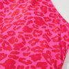 Women's Rose Leopard Print Drawstring Side Tankini 2-Piece Swimsuit - Image 14