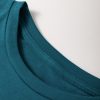 Women's Blue Sapphire Solid Color Toothpick Stripe Round Neck T-Shirt - Image 8