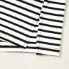 Women's Casual Black Stripe Round Neck Tank Top with Chest Pocket - Image 28