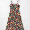 Women's Black Boho Floral Print Sleeveless High Waist Maxi Dress for Summer - Image 19