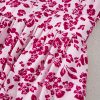 Women's Pink Floral Cutout Back Empire Waist Sleeveless Maxi Dress - Chic Summer Style - Image 14