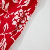 Women's Red Floral Printed Spaghetti Strap Empire Waist Maxi Dress - Bohemian Style for Summer - Image 20