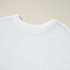 Stylish Jet Stream Solid Color Sweater Tee with Side Slits for Women - Image 12