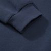 Women's Navy Blue Solid Color Active Set - Collared Sweatshirt and High Waist Pants - Image 17