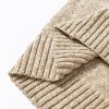 Women's Khaki Star Pattern Drop Shoulder Plus Size Sweater - Casual Winter Knit - Image 9