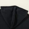 Women's Black Fleece Lined Kangaroo Pocket Hoodie - Image 21