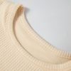 Women's Apricot Corded Drop Shoulder Long Sleeve Top - Image 7