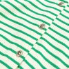 Women's Green Stripe Textured Short Sleeve Collared Buttoned Waist Tie Romper - Chic & Casual Style - Image 12