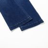 Women's Sail Blue Wide Leg Pocketed High Waist Jeans - Image 12