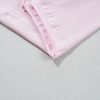 Stylish Women's Pink Color Block Patchwork Crewneck T-Shirt - Image 19