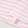 Chic Pink Stripe Knitted Short Sleeve Top and Drawstring Shorts Set for Women - Image 17