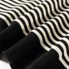 Women's Casual Black Stripe Loose Drop Shoulder Long Sleeve Top - Image 9