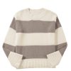 Women's Simply Taupe Colorblock Loose Pullover Sweater - Cozy Casual Knit - Image 12