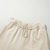 Women's Apricot Loop Drawstring Casual Wide Leg Pants with Pockets - Image 11