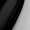 Women's Black Plain Half Zip V-Neck Ribbed Edge Loose Tracksuit - Image 13