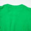 Women's Bright Green Double Ruffle Sleeve Peplum Blouse - Flattering V Neck Top - Image 17