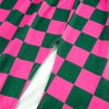 Women's Rose Checkered Print High Waist Midi Skirt - Image 8