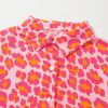 Women's Rose Leopard Printed Button Up Shirt - Chic and Comfortable Casual Top - Image 7