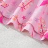 Women's Pink Western Boots Printed Short 2-Piece Lounge Set for Summer - Image 17