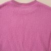 Women's Bright Pink Sherpa Oversized Drop Shoulder Sweatshirt - Image 13