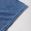 Women's Ashleigh Blue V Neck Short Sleeve Denim Loose Jumpsuit with Smocked Back - Image 11
