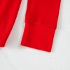 Women's Red Christmas Two Piece Lounge Set: Cozy Top and Pants Ensemble - Image 17