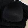 Women's Elegant Black Colorblock Edge Belted One Piece Swimsuit with Padded Support - Image 15