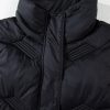 Women's Black Quilted High Neck Zip Up Jacket Vest - Stylish and Insulated Outerwear - Image 10