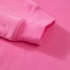Women's Bonbon Pink Fleece Lined Chunky Hoodie with Kangaroo Pocket - Image 13