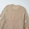 Women's Parchment Hello Floral Embroidered Knit Loose Sweater - Image 8