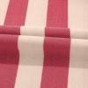 Women's Pink Stripe Collared V Neck Long Sleeve Casual Dress with Pockets - Image 12