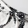 Women's Black Tribal Geometric Print Belted High Waist Casual Shorts - Image 14