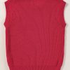 Women's Racing Red Game Day Rugby Football Season Sweater Vest - Image 6