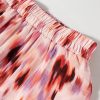 Women's Pink Abstract Watercolor Tie Dye Tiered Maxi Skirt - High Waist Bohemian Style - Image 13